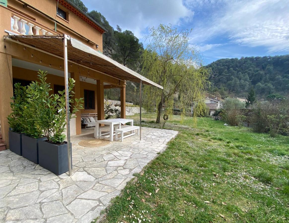 Ferienwohnung Superbe Studio De Charme Tourrette-Levens Exterior foto