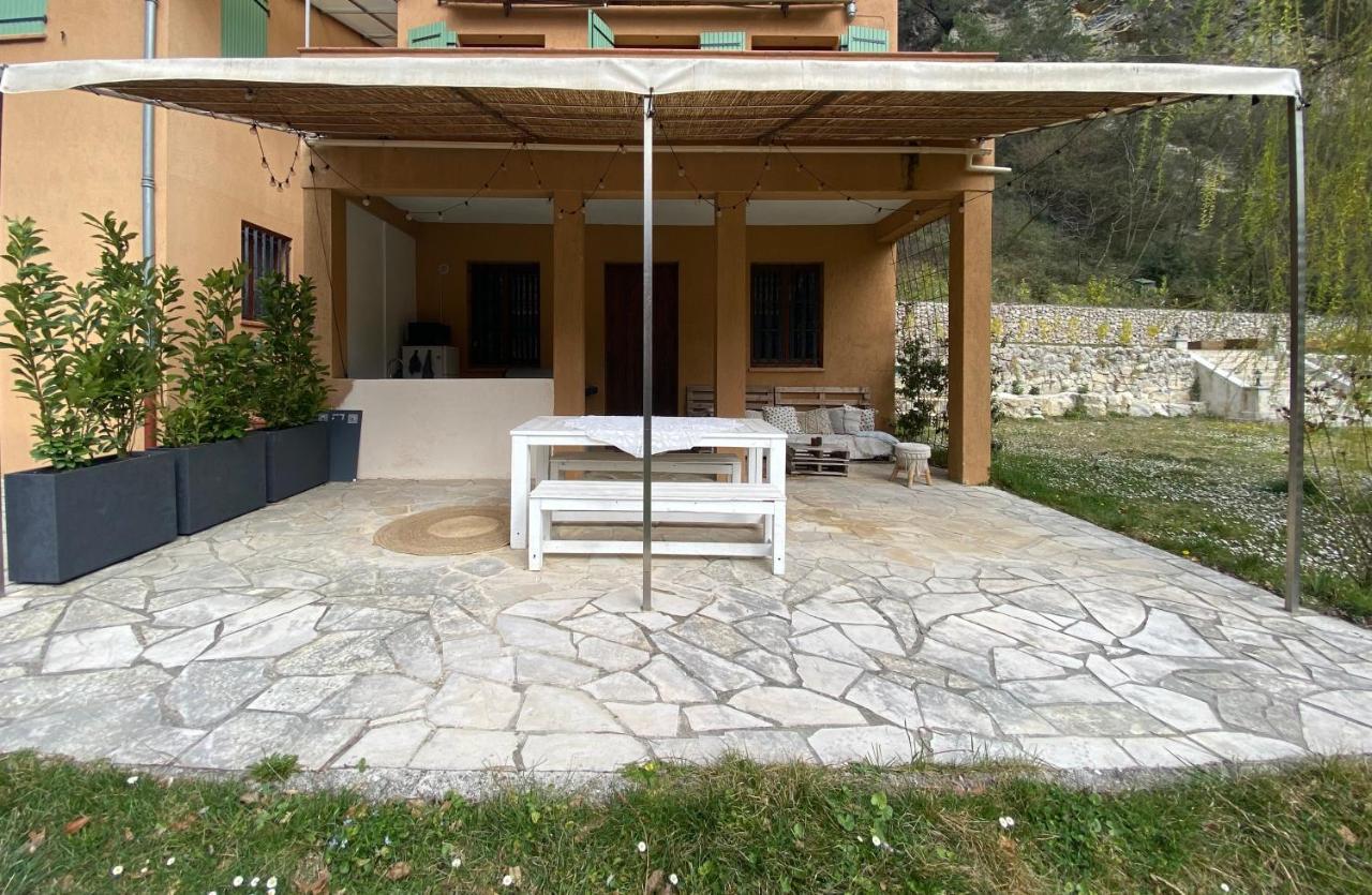 Ferienwohnung Superbe Studio De Charme Tourrette-Levens Exterior foto